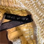 Urban Outfitters  Out From Under Yellow Crop Top Bra Bustier Yellow Small Eyelet Photo 1