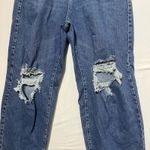 Wild Fable Baggy Jeans Womens 8/29R Blue Denim Distressed 5-Pockets High-Rise Photo 5