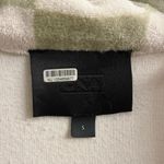 ONA Checker Terry Oversized Button Down Greyed Olive Small Green Photo 10