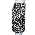Loft  Skirt Womens 0 Petite Black White Zebra Pencil Skirt Straight‎ Edgy Rock Photo 1