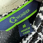 C Wonder NWOT Black White Textured Diamond Beaded 3/4 Sleeve Sheath Dress Size M Size M Photo 6