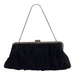 Vintage 1990s Mary Kay Black Velvet Convertible Evening Clutch Purse Photo 0