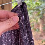 Gianni Bini  Molly Skirt 100% Silk Violet Velvet Trim Mini Pleated Size 8. NEW Photo 3