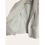 Milly Alexa Twill White Single Breasted Blazer Jacket Size 0 Photo 7