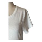 RE/DONE  Bodysuit Women Small White Cotton Crew Neck Short Sleeve 1960s Slim Tee‎ Photo 5