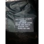 AMBIENCE 100% leather revisable jacket size L. Black Photo 12