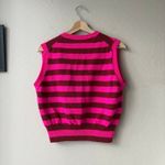 Molly Goddard Claus Pink Striped Lambswool Sleeveless Sweater Vest Size XS Photo 5