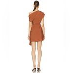 ALC Frank A.L.C Poppy Ruched Off-the-shoulder Mini Dress In Sequoia, Size 6, $498 Photo 3