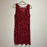 Garnet Hill  Button-Front Knit Tank Dress Floral Photo 2