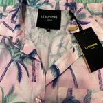 NWT Le Superbe Palms Camp Feather Fringe Dress in San Vicente Palms Pink Sz 2 Photo 4