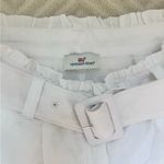 Vineyard Vines  Women’s White Belted Shorts Photo 1