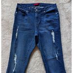 Jennifer Lopez  Women's‎ Skinny Distressed Blue Jeans Mid Rise Size 6 Photo 1