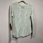 Rubbish  Medium Cream Sweater with Elbow Patches Photo 1