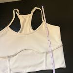Blogilates Women's Corset Cropped Bralette Sports Bra Small Cream Photo 8