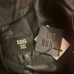 Anna Sui NWT  metallic camo print dress Sz 6 silver black bronze Photo 2