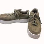 Nike Air Force 1 women’s green suede shoes sneakers size 9 SKU 5236 Photo 1