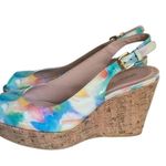 Stuart Weitzman 
Jean Patent Leather Slingback Wedge Sandals Photo 4
