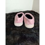 Acorn dusty pink fuzzy slip on slippers 8 9 Photo 2