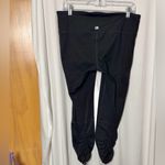 GapFIT Maternity Black Crossover Under Belly Leggings Size Medium Photo 3