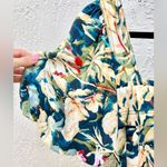 Acler Lovell puff sleeve floral belted mini dress blue yellow size 2 Photo 14