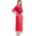 Fe Noel X Target Women's Palm Leaf Contrast Print Maxi Dress, Size 6 2022 Red Photo 1