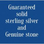 Sterling Silver Green Peruvian Amazonite And  Blue Topaz Solid  Ring Size 6.5 Photo 1