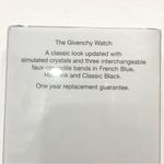 Givenchy  Women's Watch with 3 Interchangeable Croc Bands Silver Gift Box NEW Photo 3