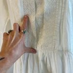 Current/Elliott Current Elliott White 100% Cotton Pleated Lace Babydoll Mini Dress Size XS Photo 6
