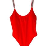 Victoria's Secret Victoria’s Secret Shine Red High Cut Sides One Piece Swimsuit NWTs size large Photo 2