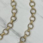 Gold Tone Open Hoop Metal Chain Link Belt Decorative O Ring One Size ✨ Photo 3