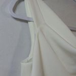 Black Halo  White Sierra Dress Mini Pleated Bridal Size 12 Photo 4