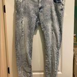 Acid Wash Jeans Size 18 Skinny Jeans White Photo 0