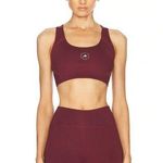 Adidas by Stella McCartney Tpr Pi Bra in Burgundy Medium New Womens Sports Red Photo 0