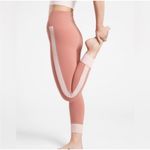 Athleta Elation Rib Trim 7/8 Tight Leggings Palermo Pink/Orchid Pink Women's XS Photo 1