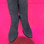 Splendid  Dark Gray Suede Block Heel Knee High Boot Sz 6.5 Photo 4