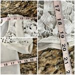 American Eagle  Sheer Crochet Lace Blouse Women’s M Boho Coastal Beach Ethereal Photo 5