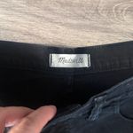 Madewell  Black Denim Women’s High rise Wide Leg crop Pants Size 32 Photo 2