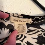 Floral Black and White Women's Dress Photo 1