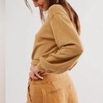 Free People Johana Linen Skort in Brown Sugar Photo 3