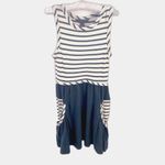 Marc by Marc Jacobs Y2K Marc Jacobs Striped Dress Sz Small Fit & Flare Retro Navy White Sailor Twee Photo 2