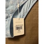 Solid & Striped NWT  The Daphne Bikini Botton Size Small Powder Blue Eyelet Photo 1