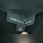 StitchFix / Fortune & Ivy sleeveless black maxi dress with pleated skirt; 1X Photo 4