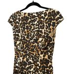 Evan Picone  Black Label Women's Sleeveless Animal Print Wrap Dress Photo 5