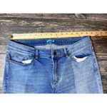 J. McLaughlin Jaycie Blue Patchwork Straight Leg Jeans Denim Pants Photo 2