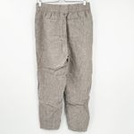 Athleta Womens Beachy Lounge Retreat Linen High Rise Ankle Pants Size M Pyrite Photo 8