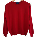 Charter Club Bright Red 100% Cashmere Sweater Sz M Holiday Christmas Cozy Luxury Photo 0