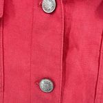 Saint Tropez West  2X linen jacket shacket coral plus office casual vacation Photo 6
