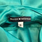 Brandy Melville Satin Cowl Neck Teal Green Dress Size S Photo 8