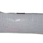 Claudia Firenze Embossed Croc Handbag Italian Leather White Photo 4