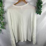 Caslon  1/4 button waffle knit top XS Photo 3
